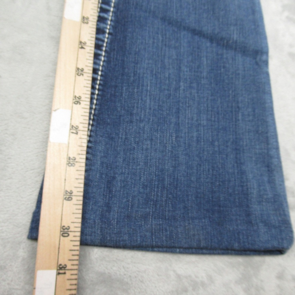 Miss Me Jeans Womens 26 Dark Wash Embellished Hemmed Whisker Chloe Bootcut 28x30 - Picture 16 of 16